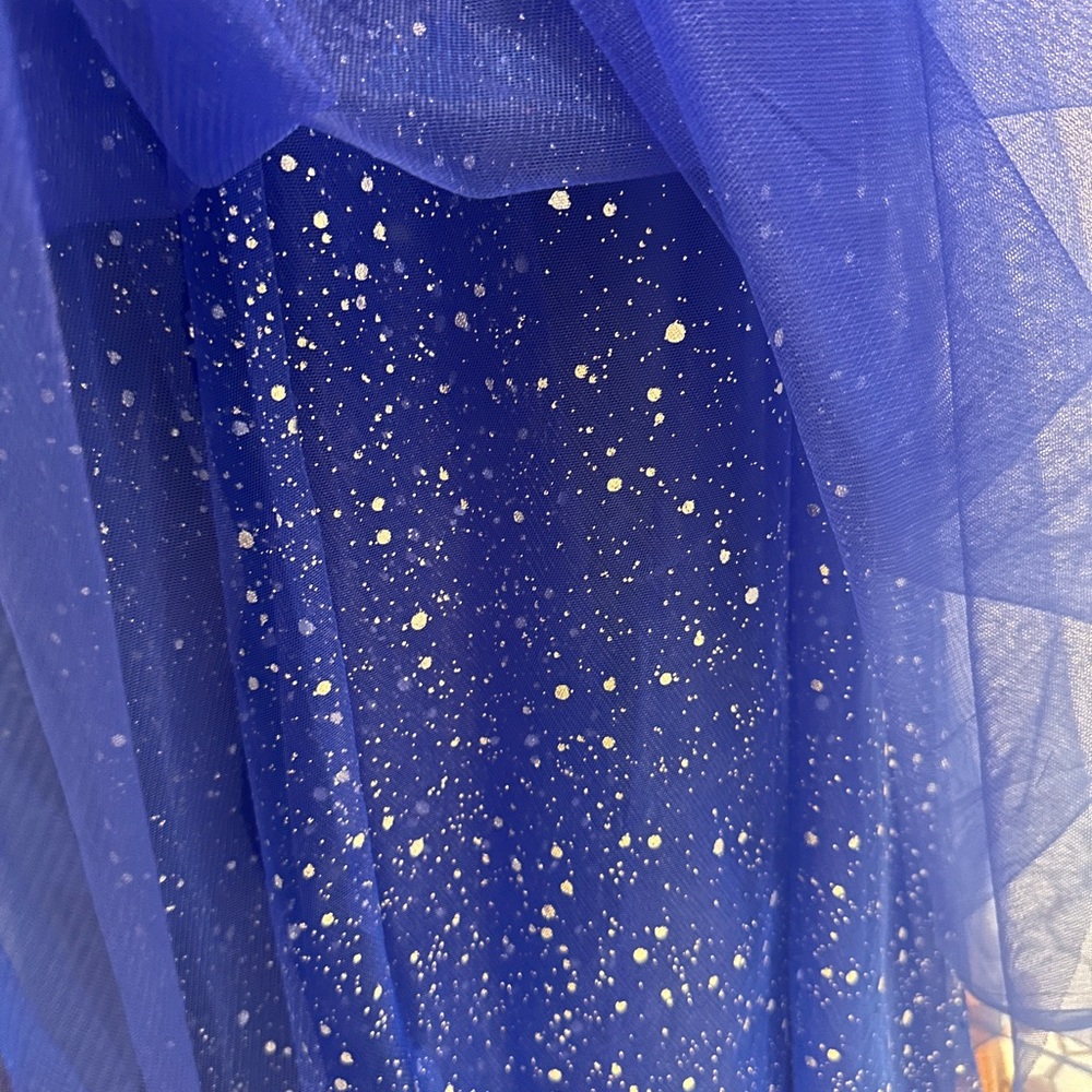 Elegant Blue Prom Dress - Picture 4 of 8